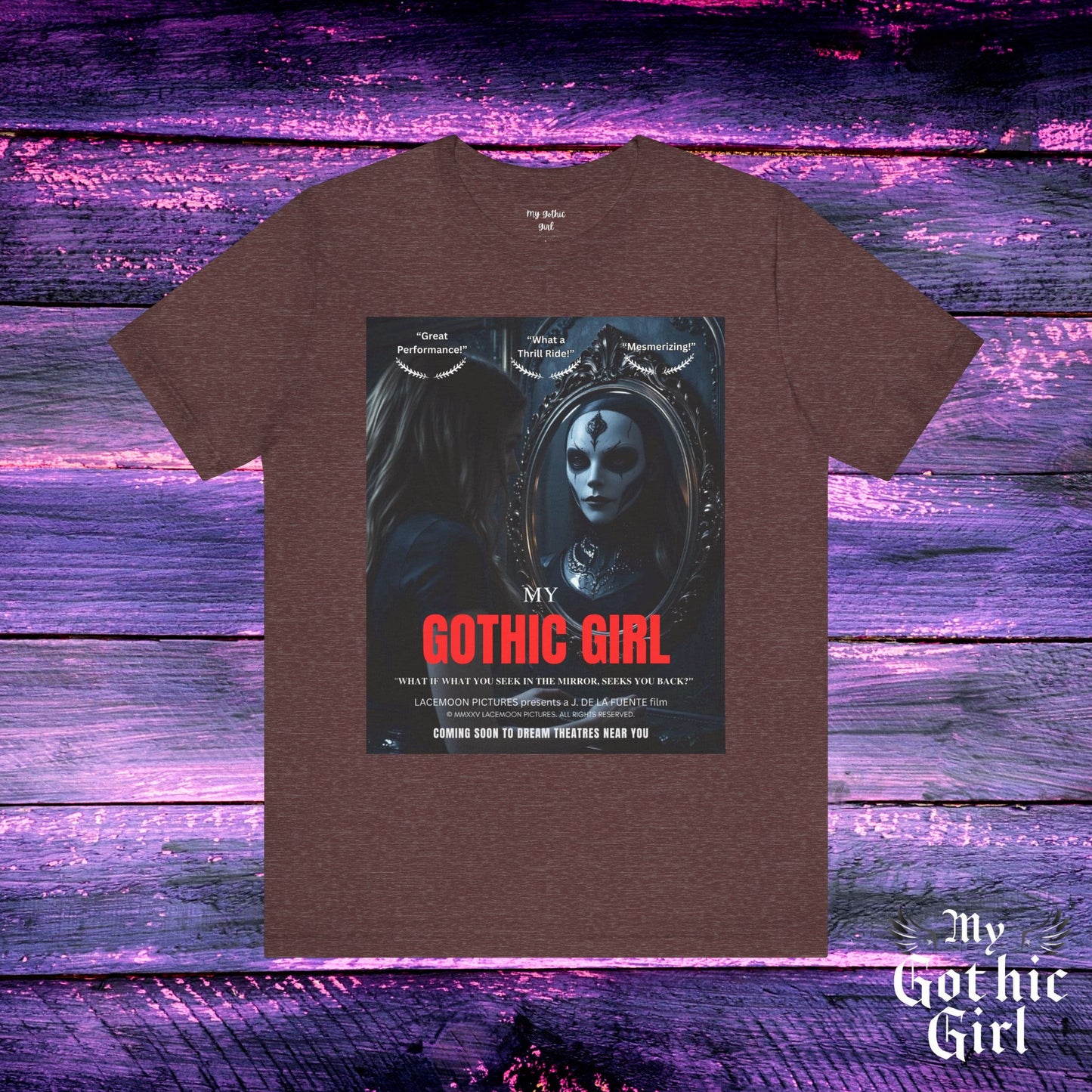 My Gothic Girl Graphic Tee – Whimsy Goth Streetwear, Dark Poetry Fashion, Alt Aesthetic Apparel