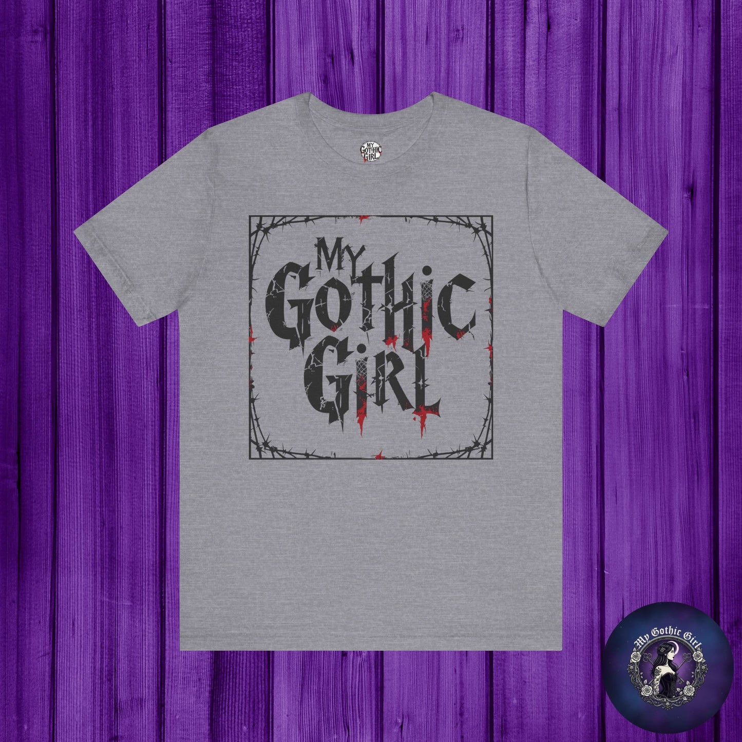 My Gothic Girl Graphic Poetic Goth Graphic Tee – My Gothic Girl