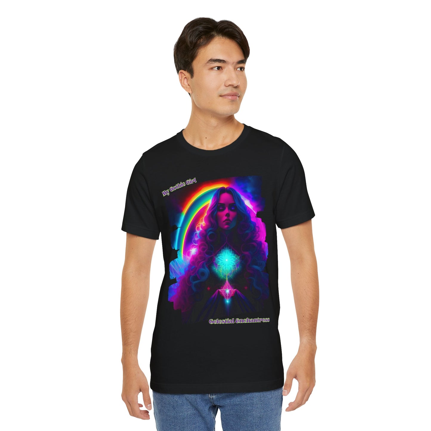 Celestial Enchantress Poetic Goth Graphic Tee – My Gothic Girl