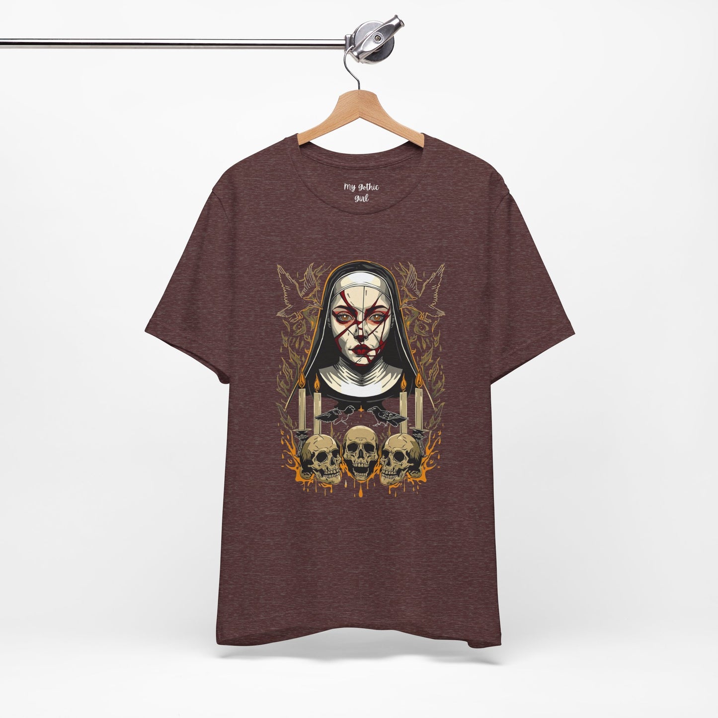 Nocturne Nun Gothic Pop Art T-Shirt