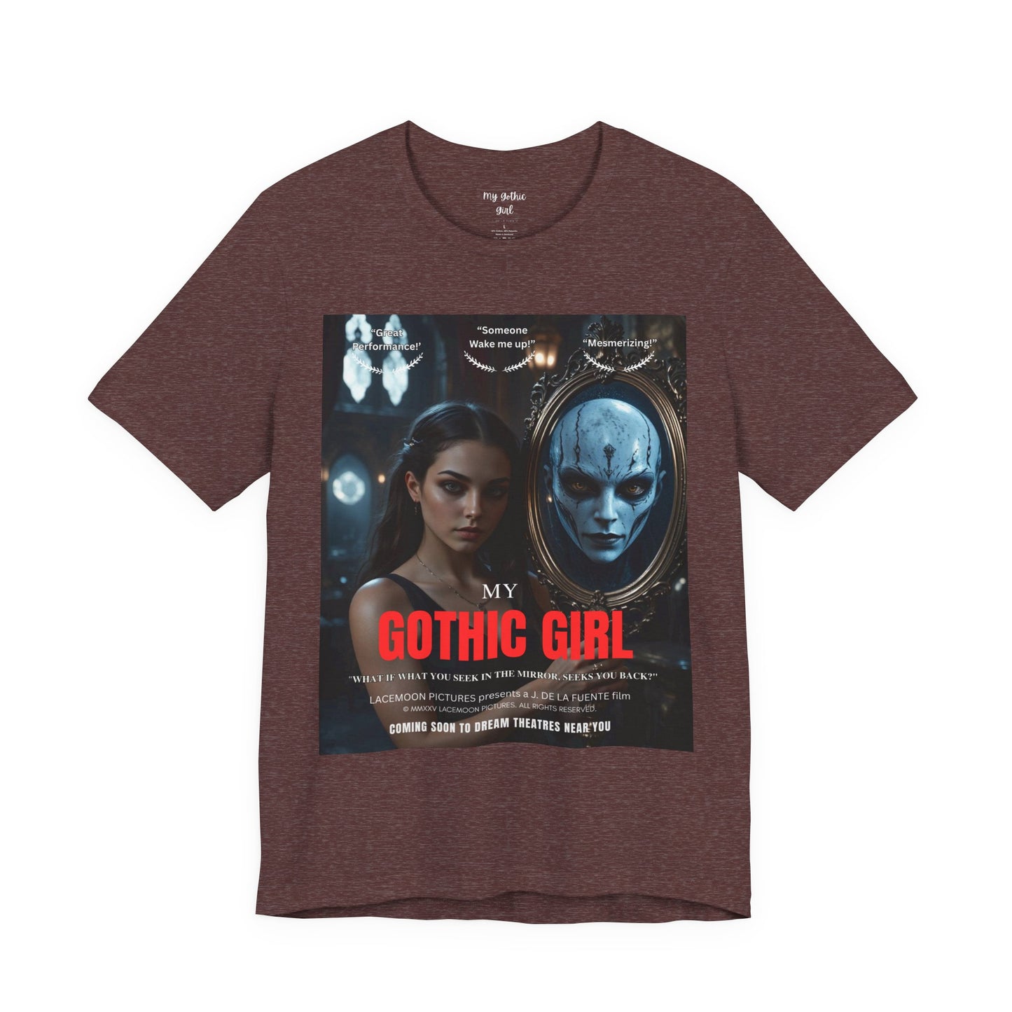 My Gothic Girl T-Shirt "Movie Poster" – Whimsy Goth Streetwear, Dark Poetry Fashion, Alt Aesthetic Apparel