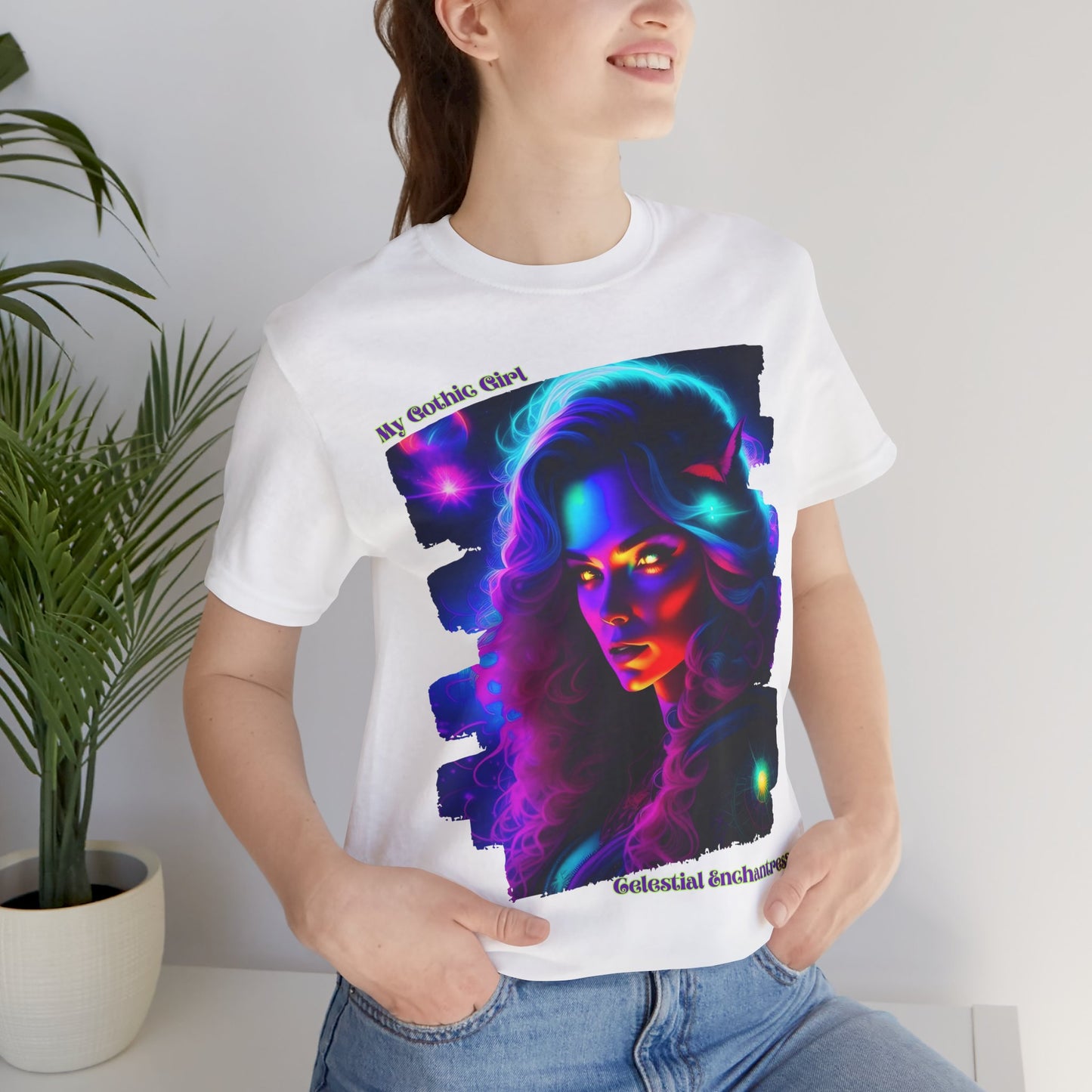Celestial Enchantress Poetic Goth Graphic Tee – My Gothic Girl
