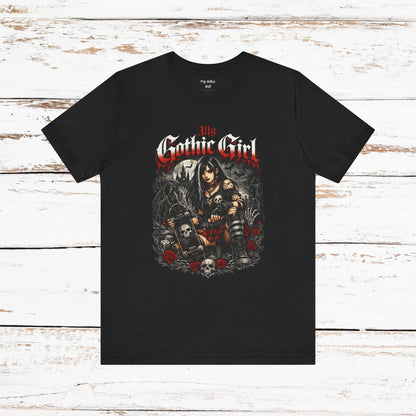 My Gothic Girl - Skater Girl Short Sleeve T Shirt