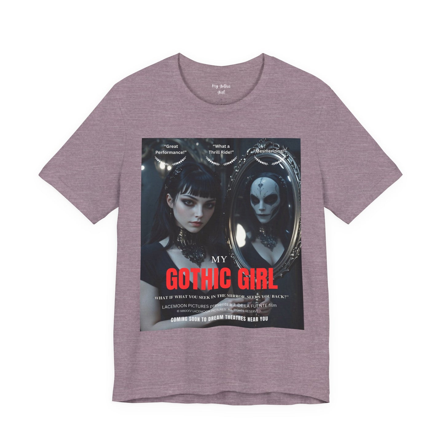 My Gothic Girl Graphic Tee – Whimsy Goth Streetwear, Dark Poetry Fashion, Alt Aesthetic Apparel