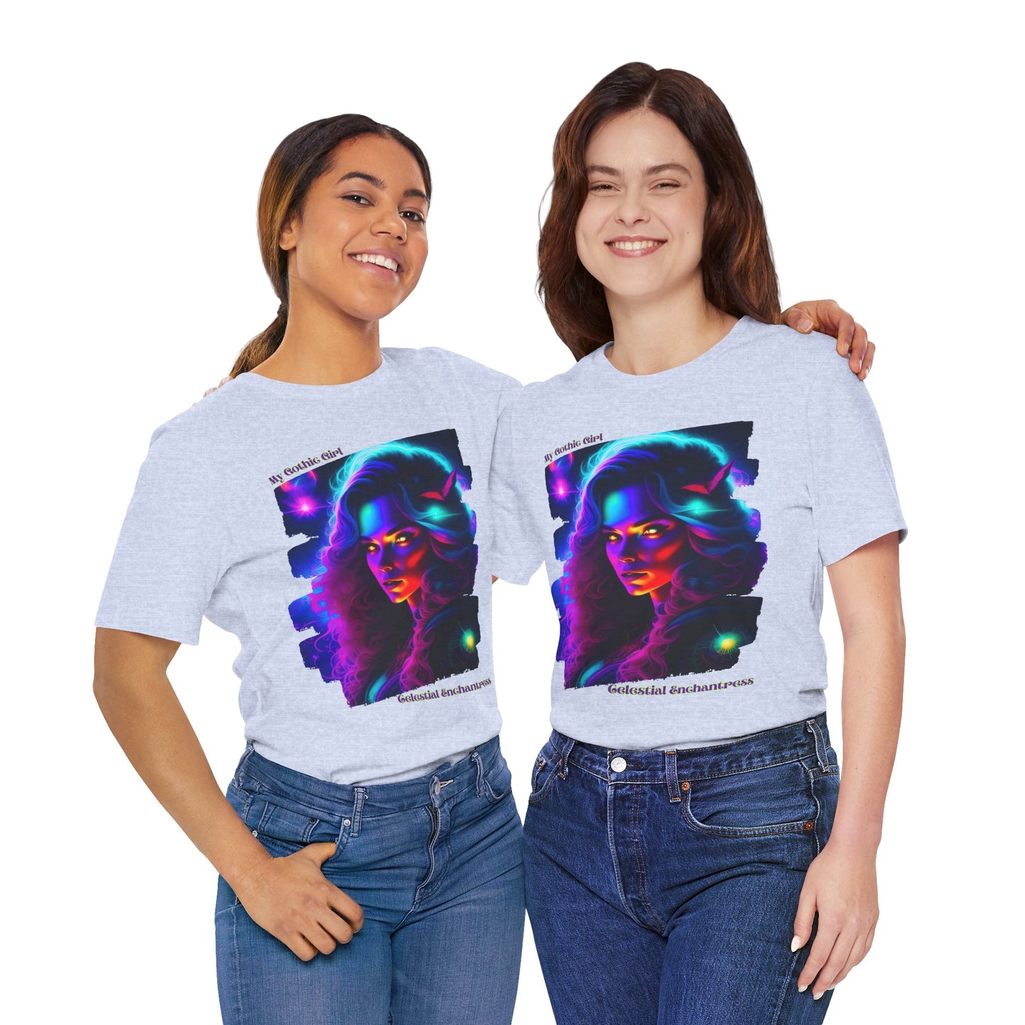 Celestial Enchantress Poetic Goth Graphic Tee – My Gothic Girl