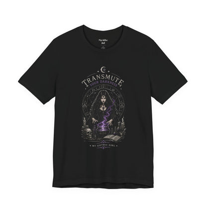 Transmute Your Darkness Alchemist Arts Tee — Witchy Occult Graphic T-Shirt