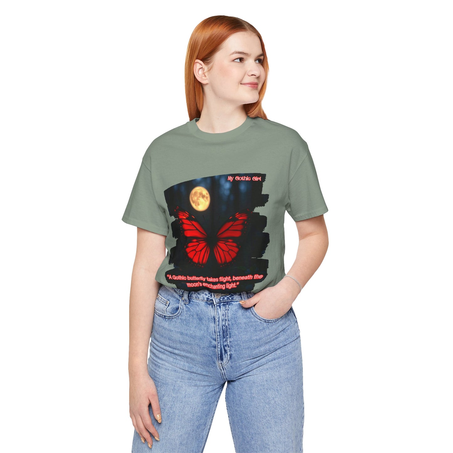 My Gothic Girl Graphic Tee – Whimsy Goth Streetwear, Dark Poetry Fashion, Alt Aesthetic Apparel