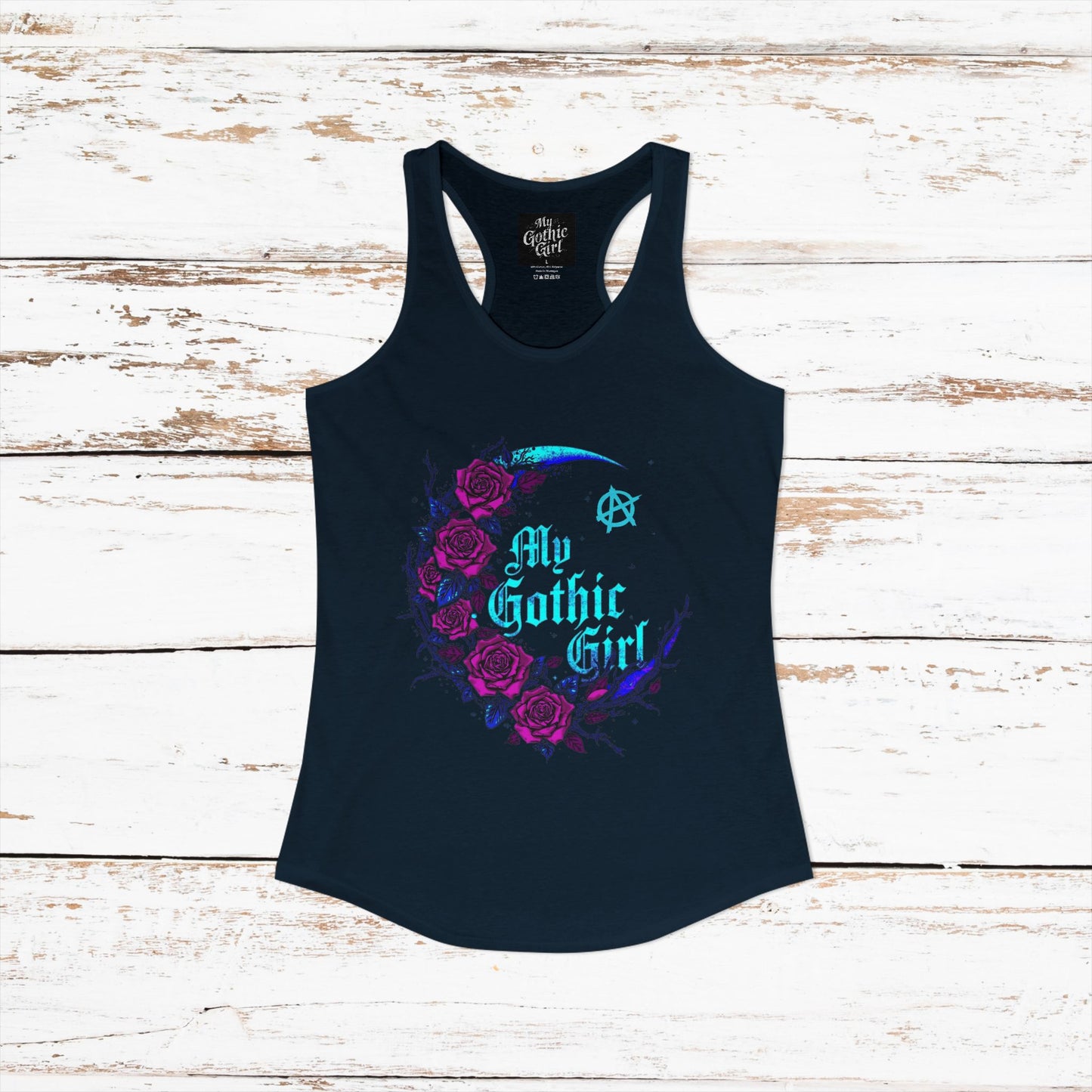 My Gothic Girl Celestial Lunar Garden Gothic Racerback Tee