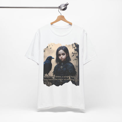 My Gothic Girl T-Shirt "Black Raven"  Whimsy Goth, Goth Fashion, Poetic Gothic Street Wear