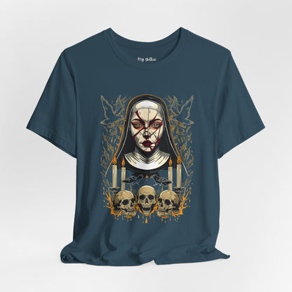 Nocturne Nun Gothic Pop Art T-Shirt