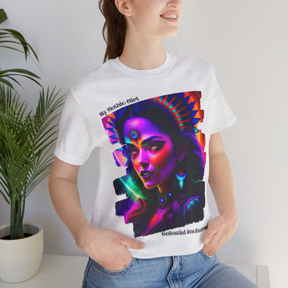 Celestial Enchantress Poetic Goth Graphic Tee – My Gothic Girl