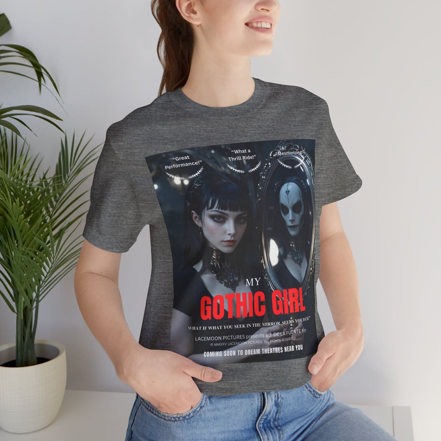 My Gothic Girl Graphic Tee – Whimsy Goth Streetwear, Dark Poetry Fashion, Alt Aesthetic Apparel