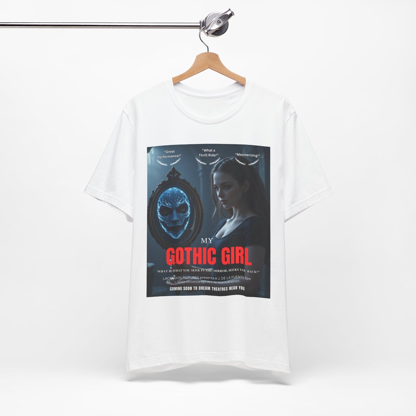 My Gothic Girl "Movie Poster" Graphic Tee – Gothic Streetwear, Whimsy Goth, Dark Poetry Alt Fashion