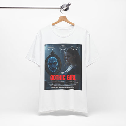 My Gothic Girl "Movie Poster" Graphic Tee – Gothic Streetwear, Whimsy Goth, Dark Poetry Alt Fashion