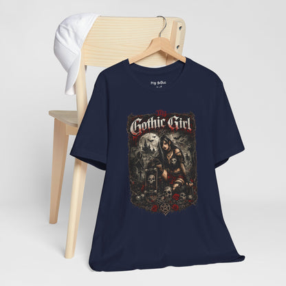 My Gothic Girl - Skater Girl Short Sleeve T Shirt