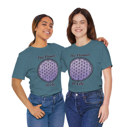 "The Flower of Life"  Gothic Graphic T-Shirt – Alt Aesthetic Poetic Goth Street-wear