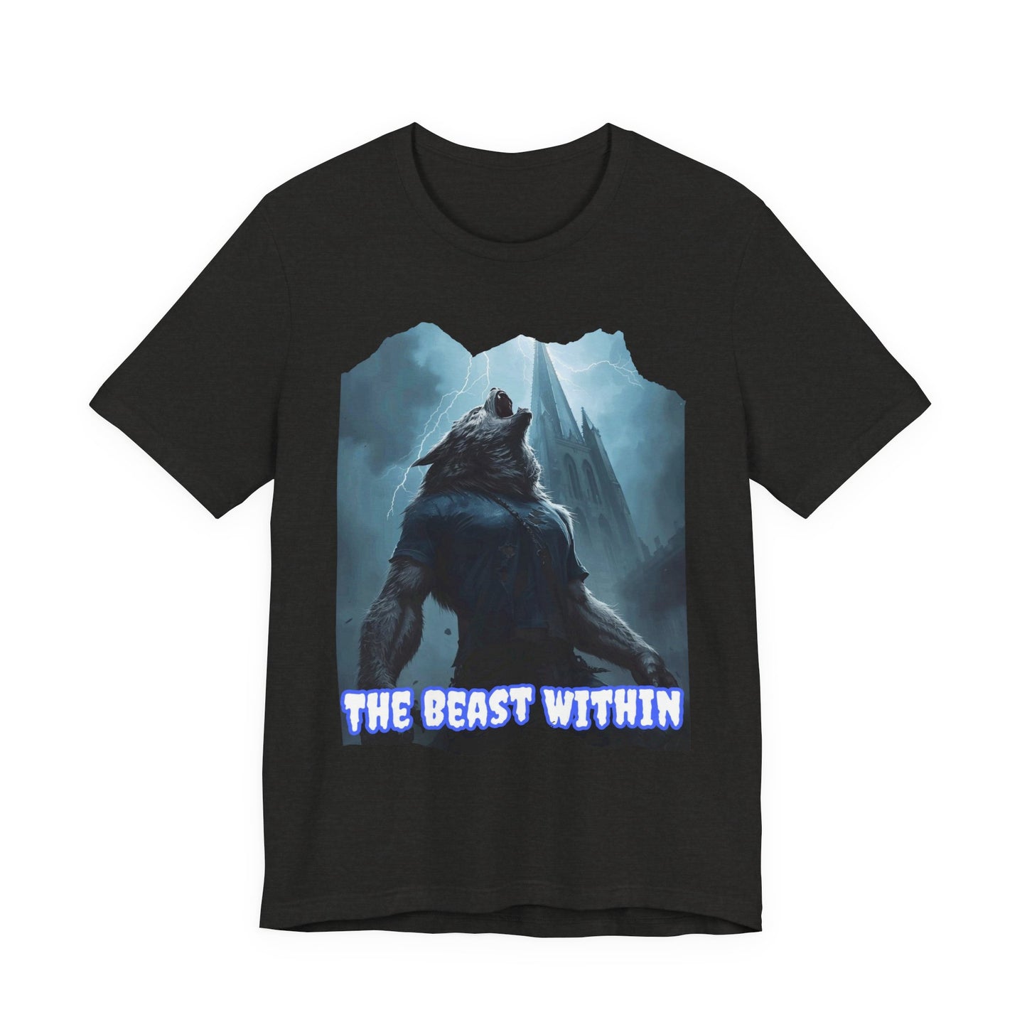 My Gothic Girl "The Beast Within" Graphic T-Shirt Unisex Gothic Dark Fashion Casual Wear