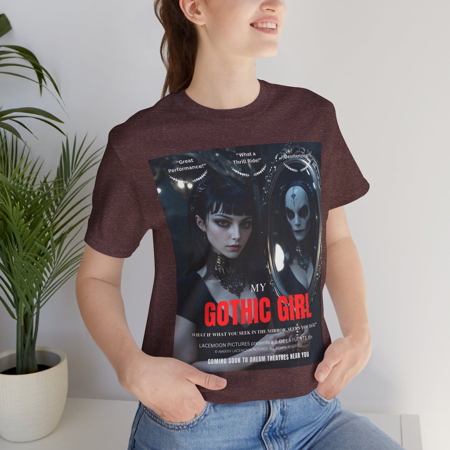 My Gothic Girl Graphic Tee – Whimsy Goth Streetwear, Dark Poetry Fashion, Alt Aesthetic Apparel