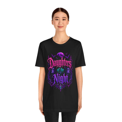 Daughters of the Night Tee — Gothic Vampire Moon Graphic T-Shirt