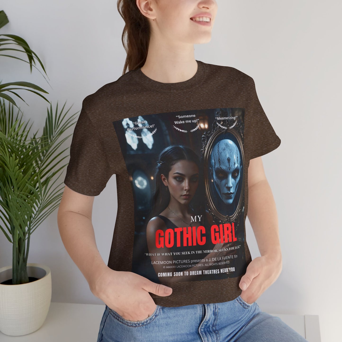 My Gothic Girl T-Shirt "Movie Poster" – Whimsy Goth Streetwear, Dark Poetry Fashion, Alt Aesthetic Apparel