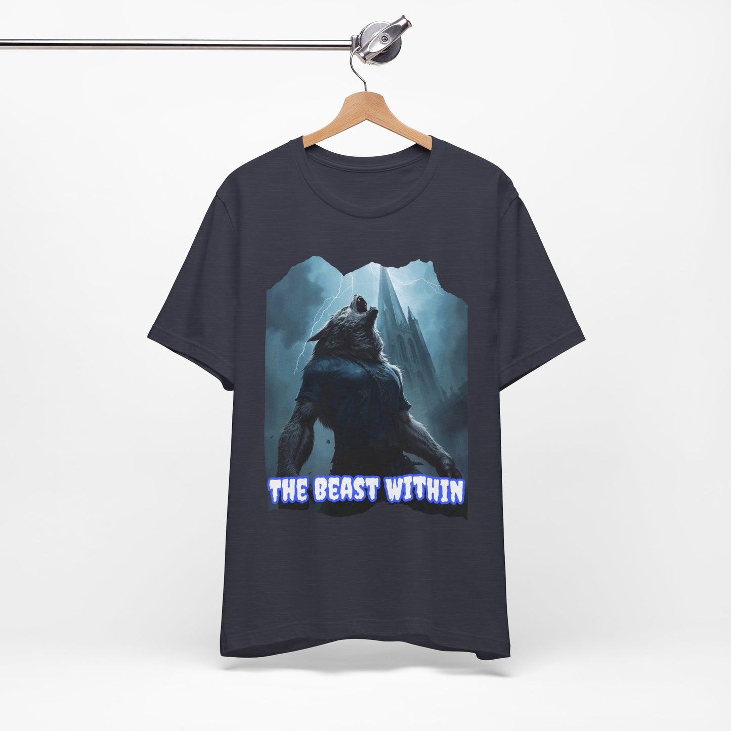 My Gothic Girl "The Beast Within" Graphic T-Shirt Unisex Gothic Dark Fashion Casual Wear