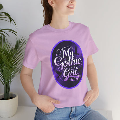 My Gothic Girl Poetic Goth Graphic Tee – Dark Alt Aesthetic Streetwear Fashion