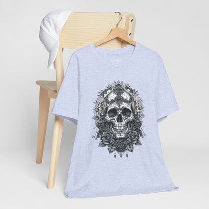Gothic Skull Elegance T-Shirt