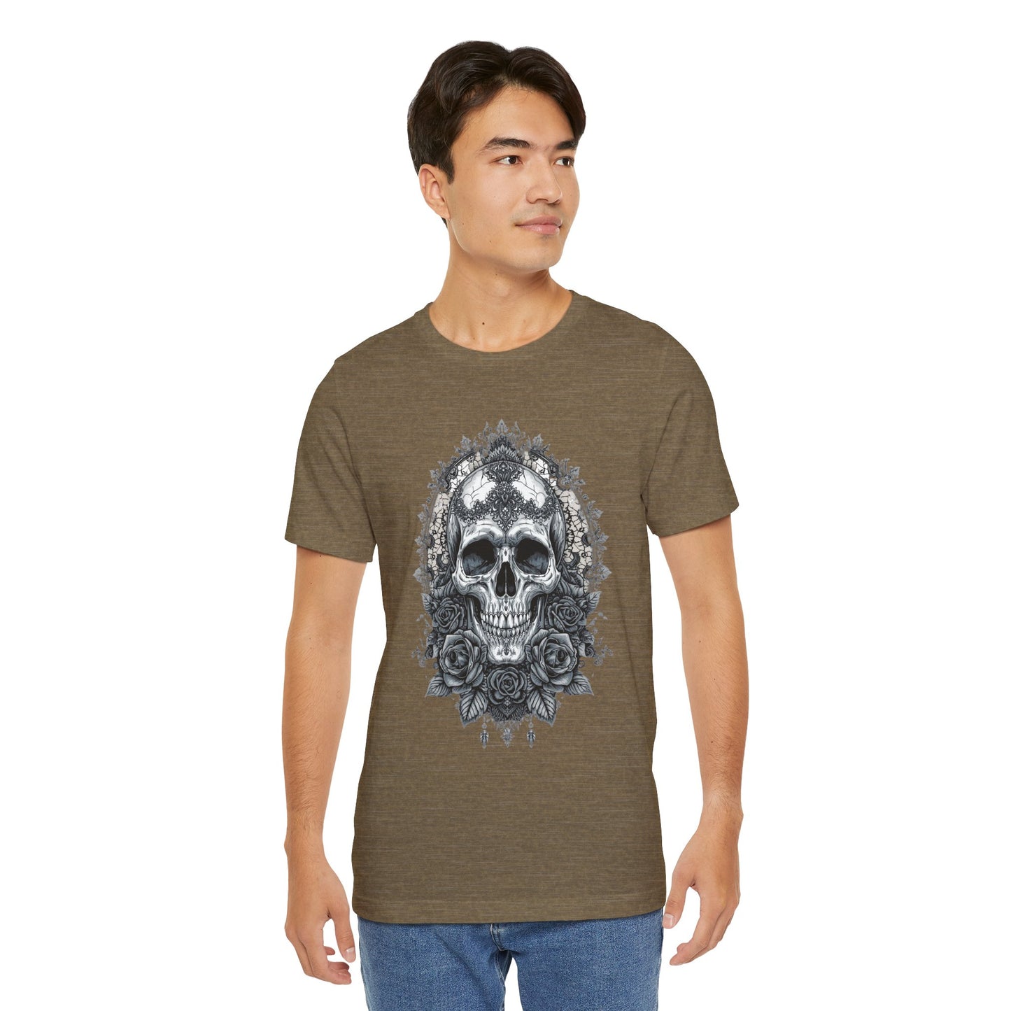 Gothic Skull Elegance T-Shirt