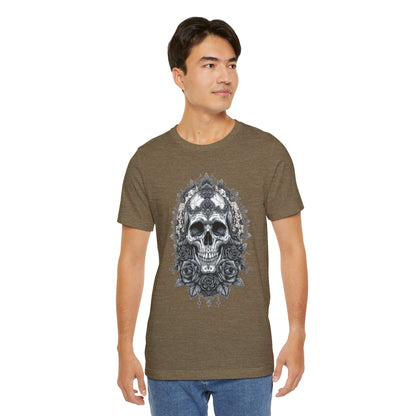 Gothic Skull Elegance T-Shirt