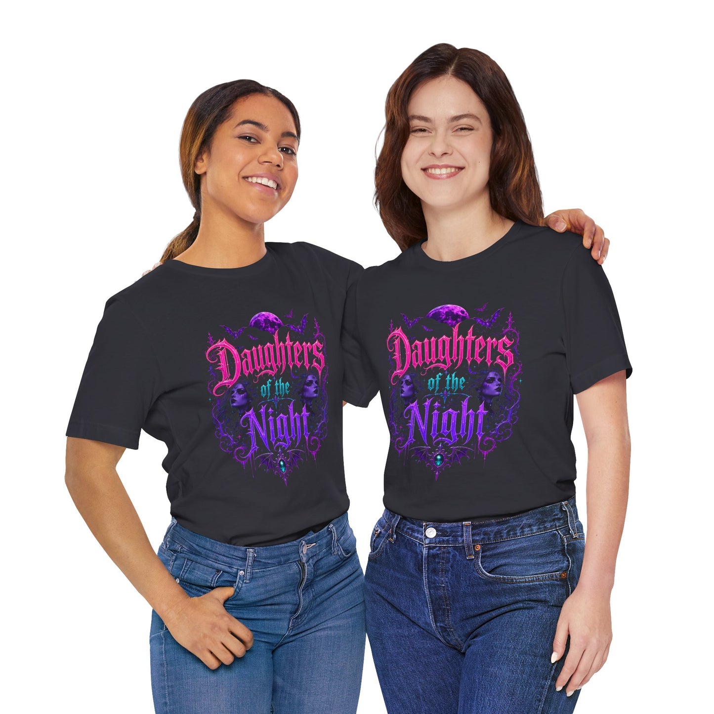 Daughters of the Night Tee — Gothic Vampire Moon Graphic T-Shirt