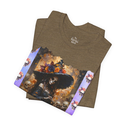My Gothic Girl Dia De Los Muertos Graphic Tee – Gothic Streetwear, Whimsy Goth, Dark Poetry Alt Fashion