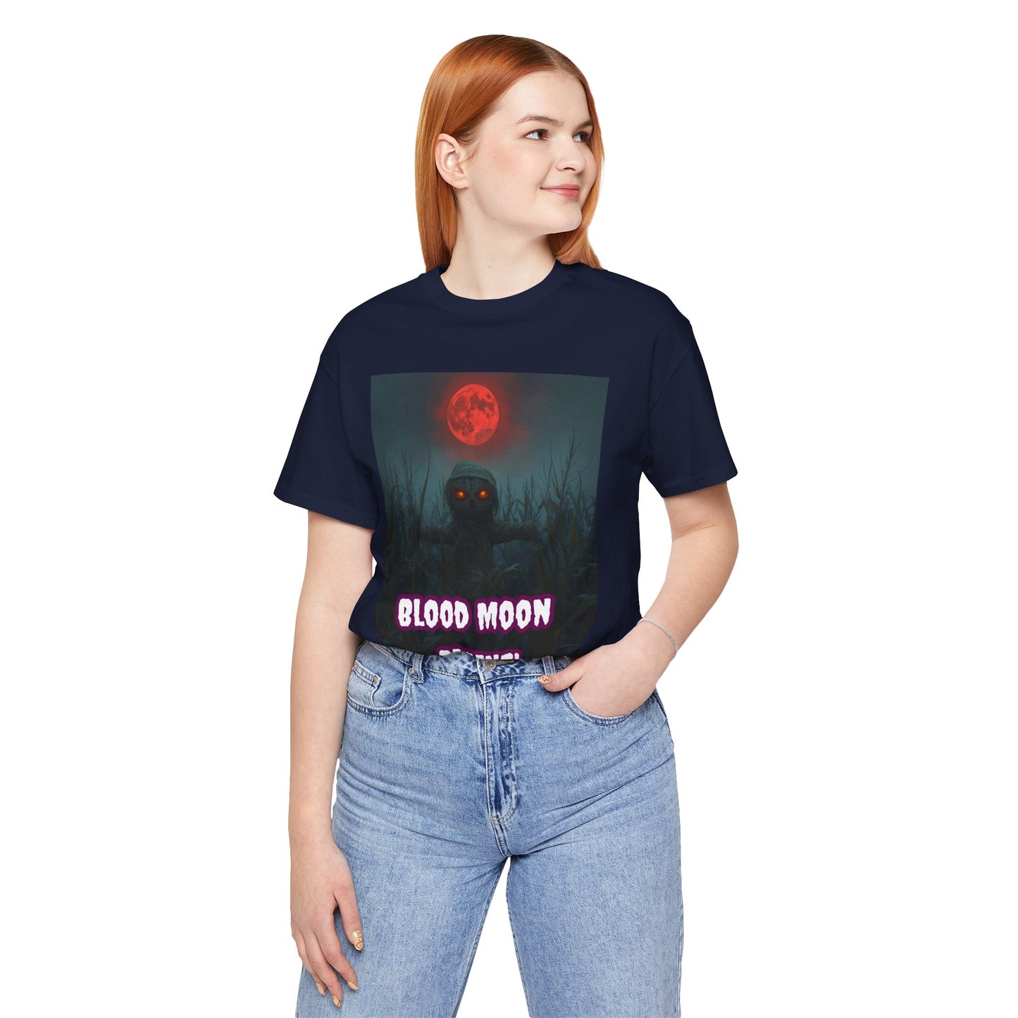 My Gothic Girl "Blood Moon Rising" Graphic T-Shirt Unisex Gothic Dark Fashion Casual Wear