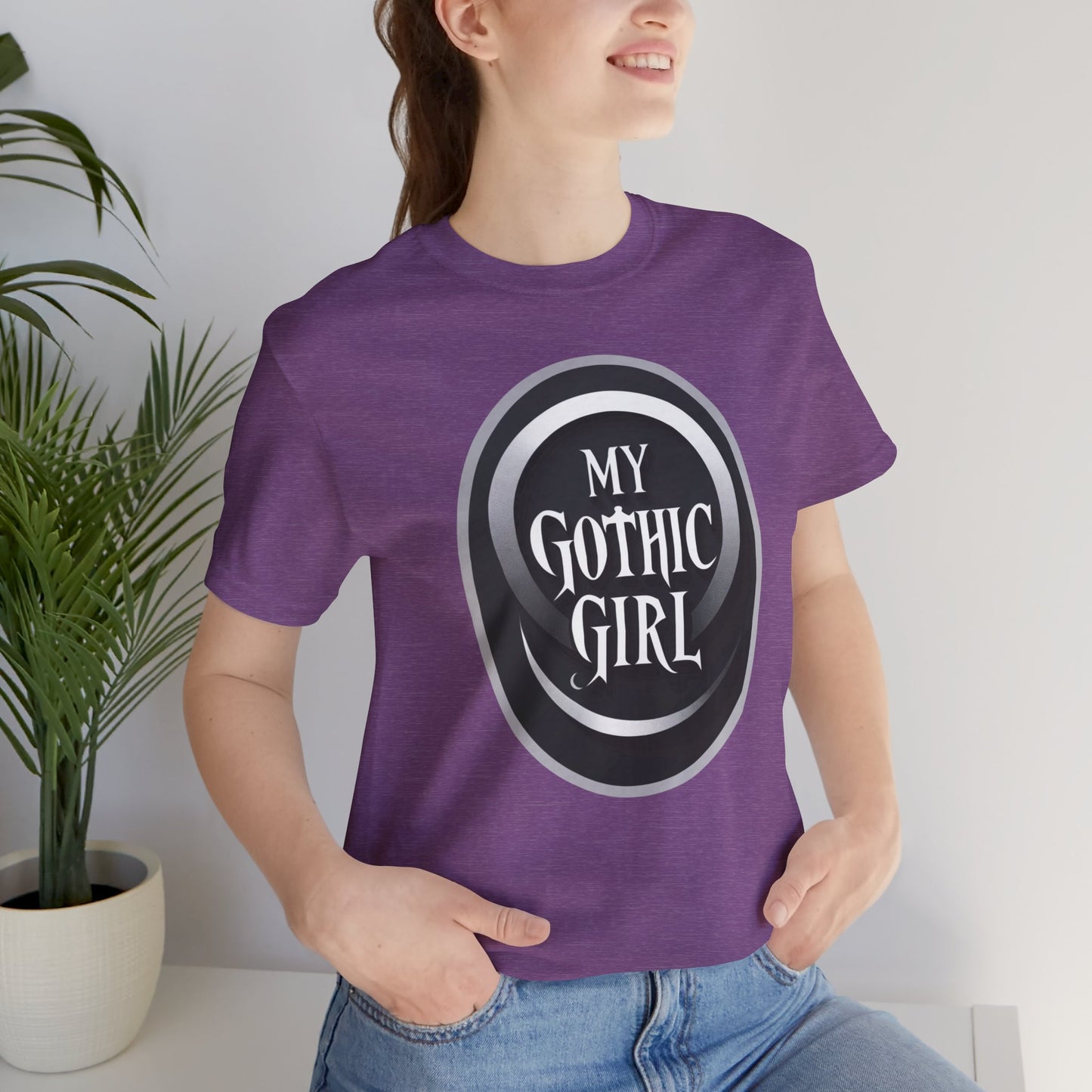 My Gothic Girl Poetic Goth Graphic Tee – Dark Alt Aesthetic Streetwear Fashion