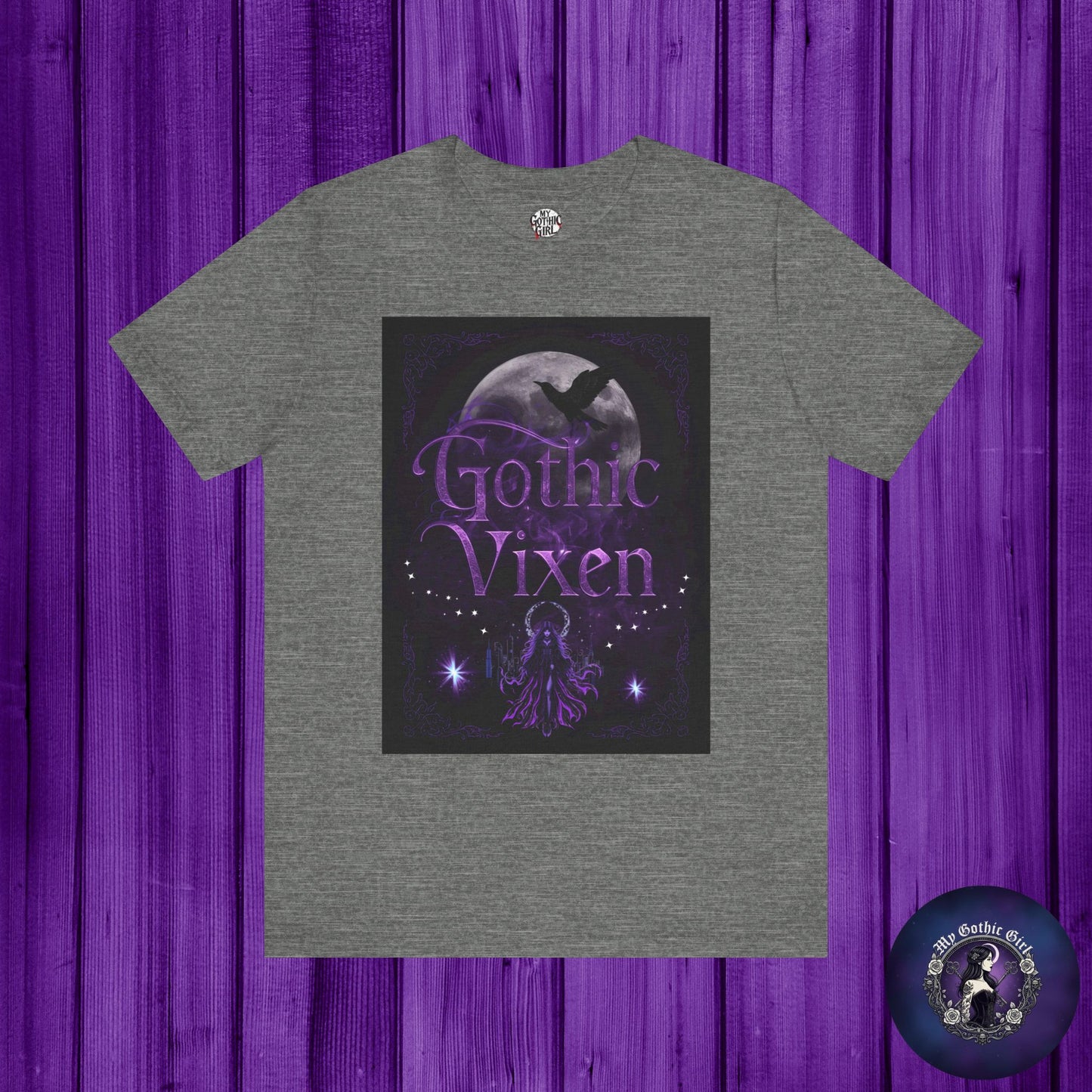 My Gothic Girl - "Gothic Vixen" Graphic T-Shirt – Alt Aesthetic Poetic Goth Street-wear