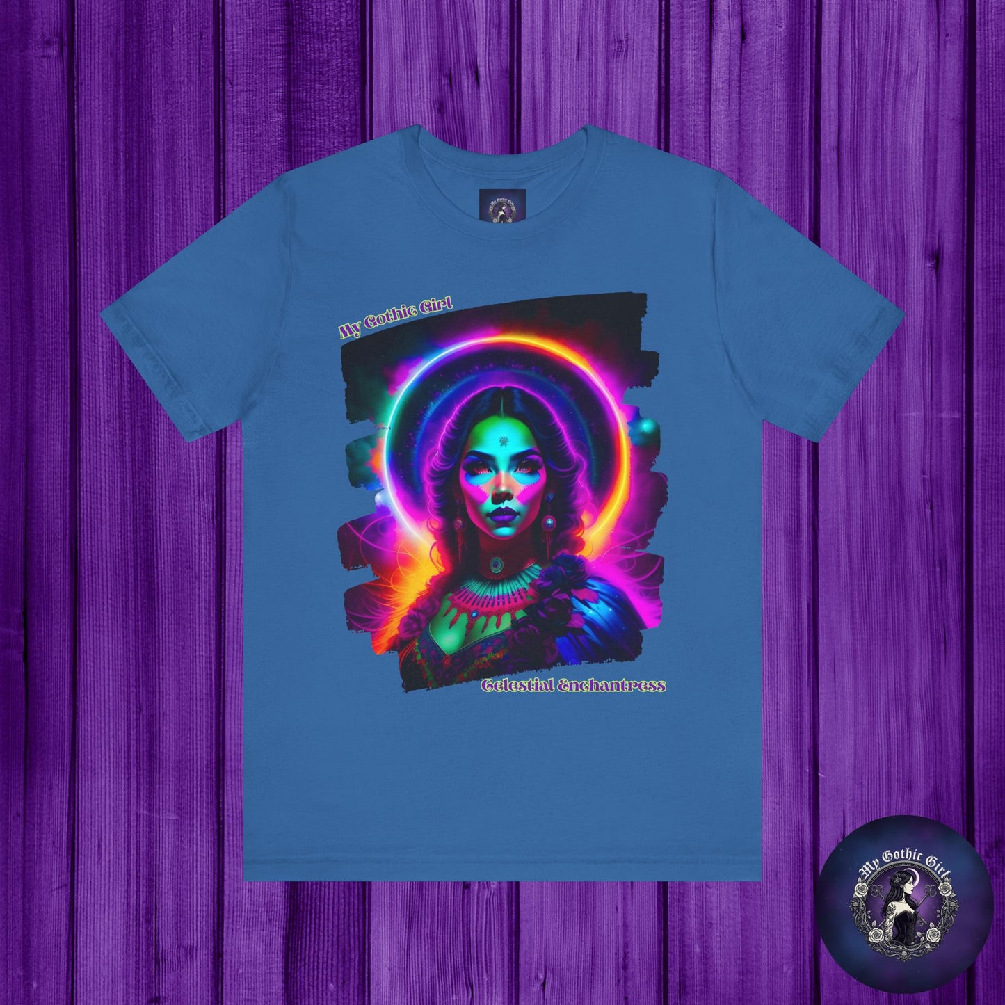 Celestial Enchantress Poetic Goth Graphic Tee – My Gothic Girl
