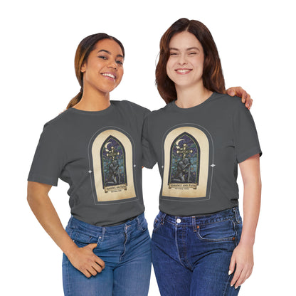 "Vengeance and Faith"  Gothic Graphic T-Shirt – Alt Aesthetic Poetic Goth Streetwear