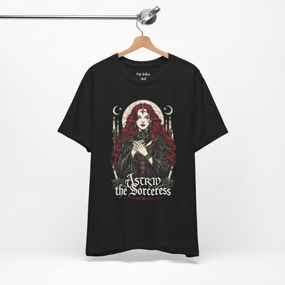 Astrid the Sorceress Gothic T-Shirt | Dark Fantasy Witch Tee