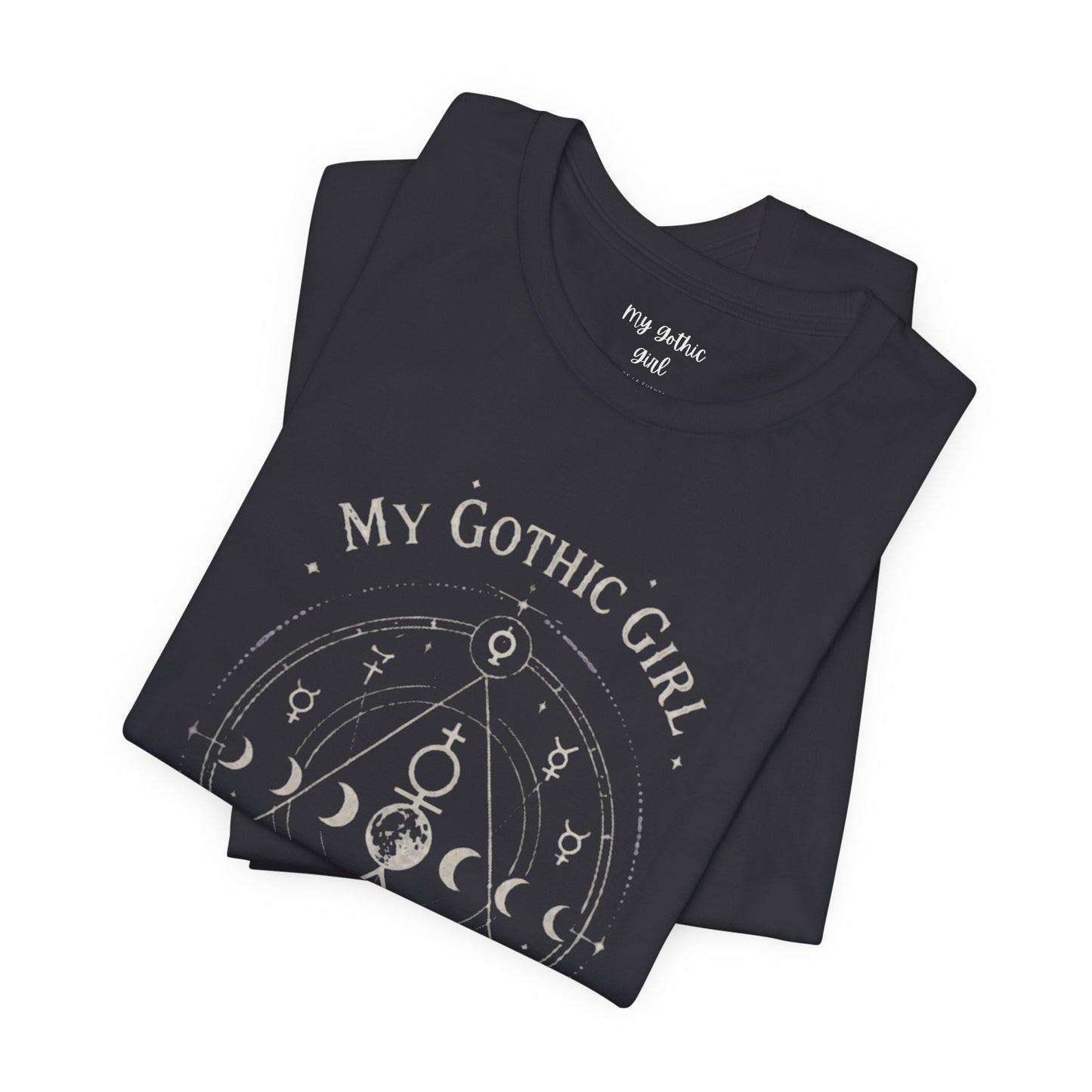 My Gothic Girl "The Alchemist" Gothic Design Short Sleeve T Shirt
