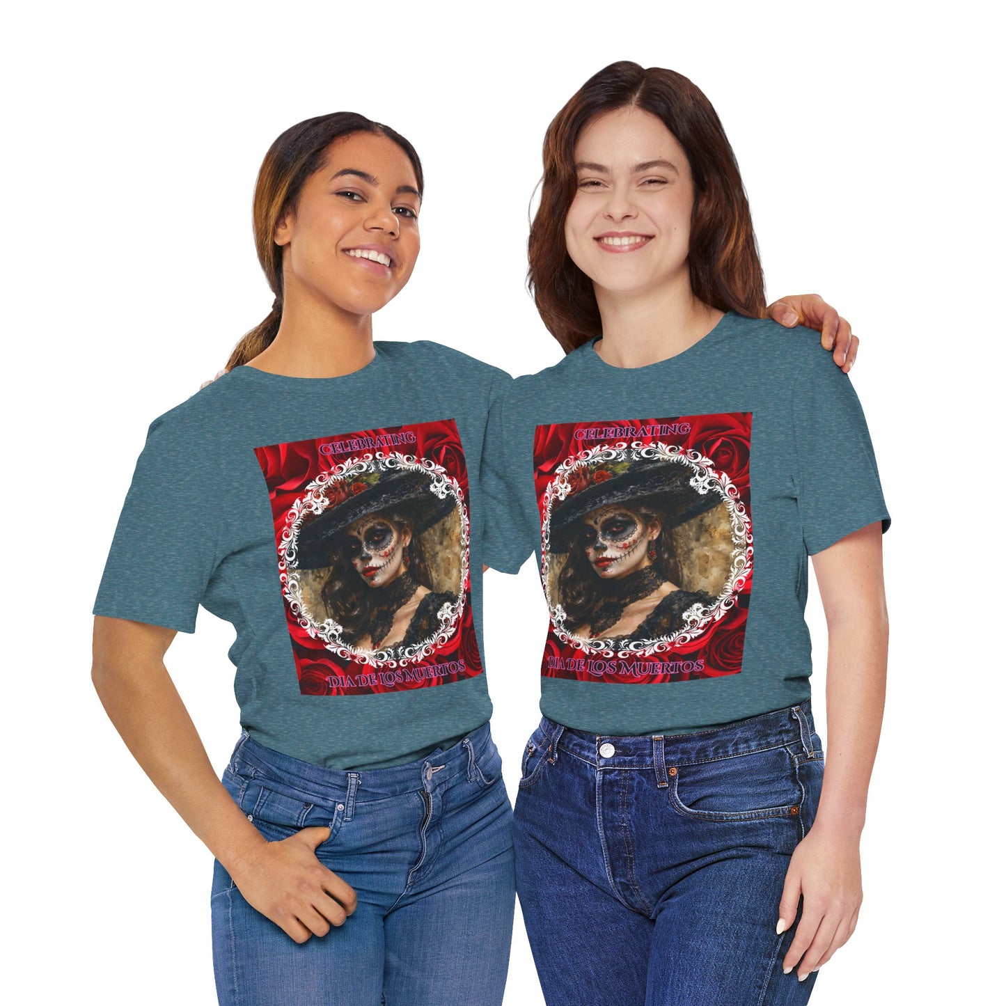 My Gothic Girl Dia De Los Muertos Graphic Tee – Gothic Streetwear, Whimsy Goth, Dark Poetry Alt Fashion