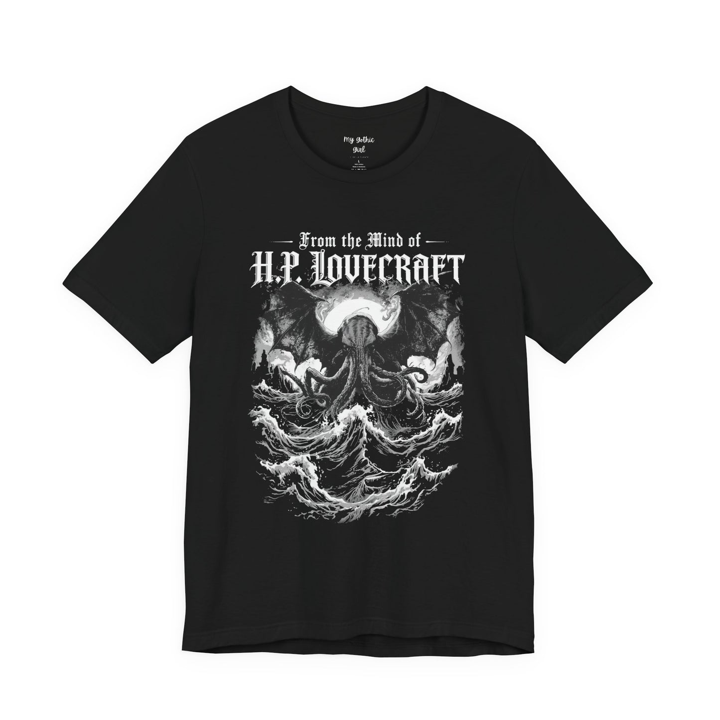 "From The Mind Of H.P. Lovecraft" Gothic Literary Horror T-Shirt