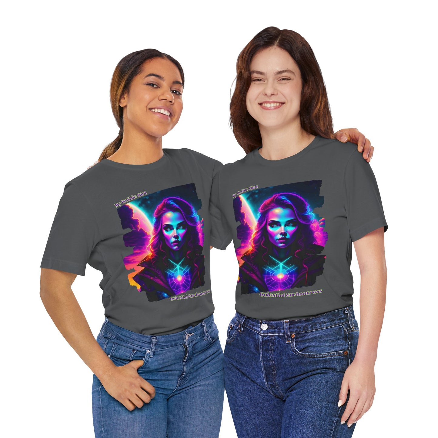 Celestial Enchantress Poetic Goth Graphic Tee – My Gothic Girl