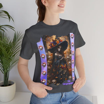 My Gothic Girl Dia De Los Muertos Graphic Tee – Gothic Streetwear, Whimsy Goth, Dark Poetry Alt Fashion