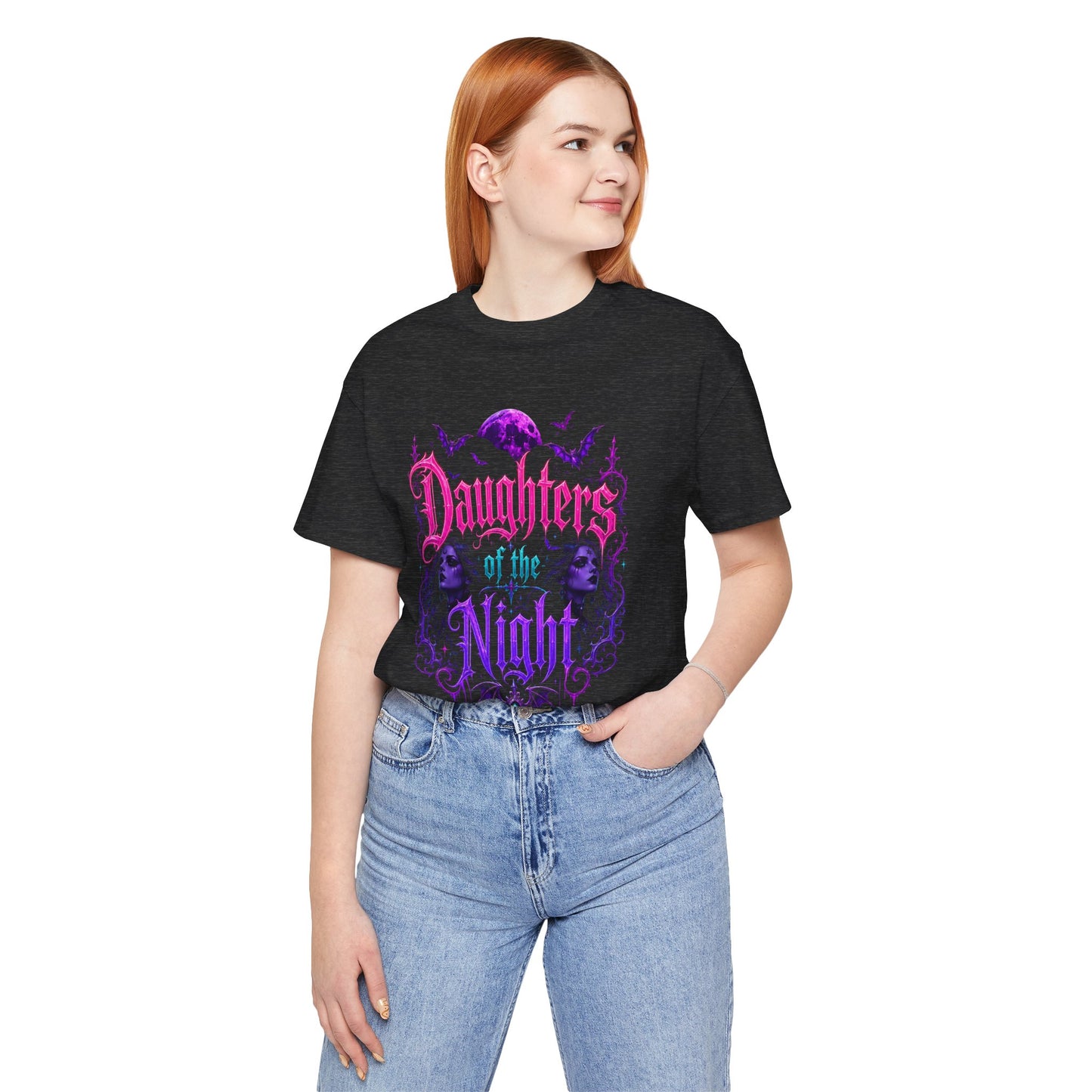 Daughters of the Night Tee — Gothic Vampire Moon Graphic T-Shirt