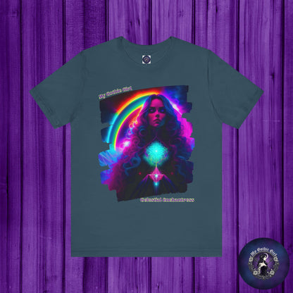 Celestial Enchantress Poetic Goth Graphic Tee – My Gothic Girl