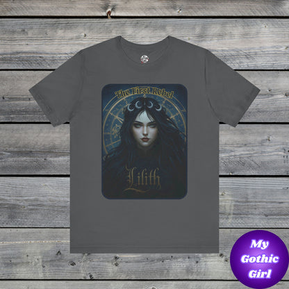 The First Rebel -"Lilith" Graphic T-Shirt – Alt Aesthetic Poetic Goth Street-wear