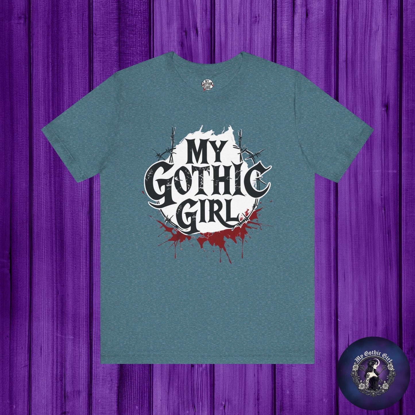 My Gothic Girl Graphic Poetic Goth Graphic Tee – My Gothic Girl