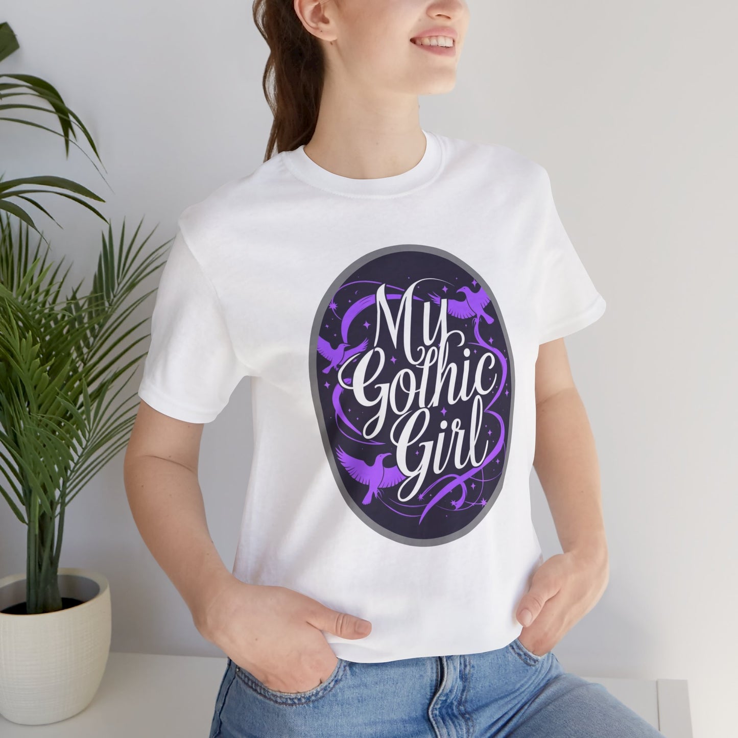 My Gothic Girl Poetic Goth Graphic Tee – Dark Alt Aesthetic Streetwear Fashion