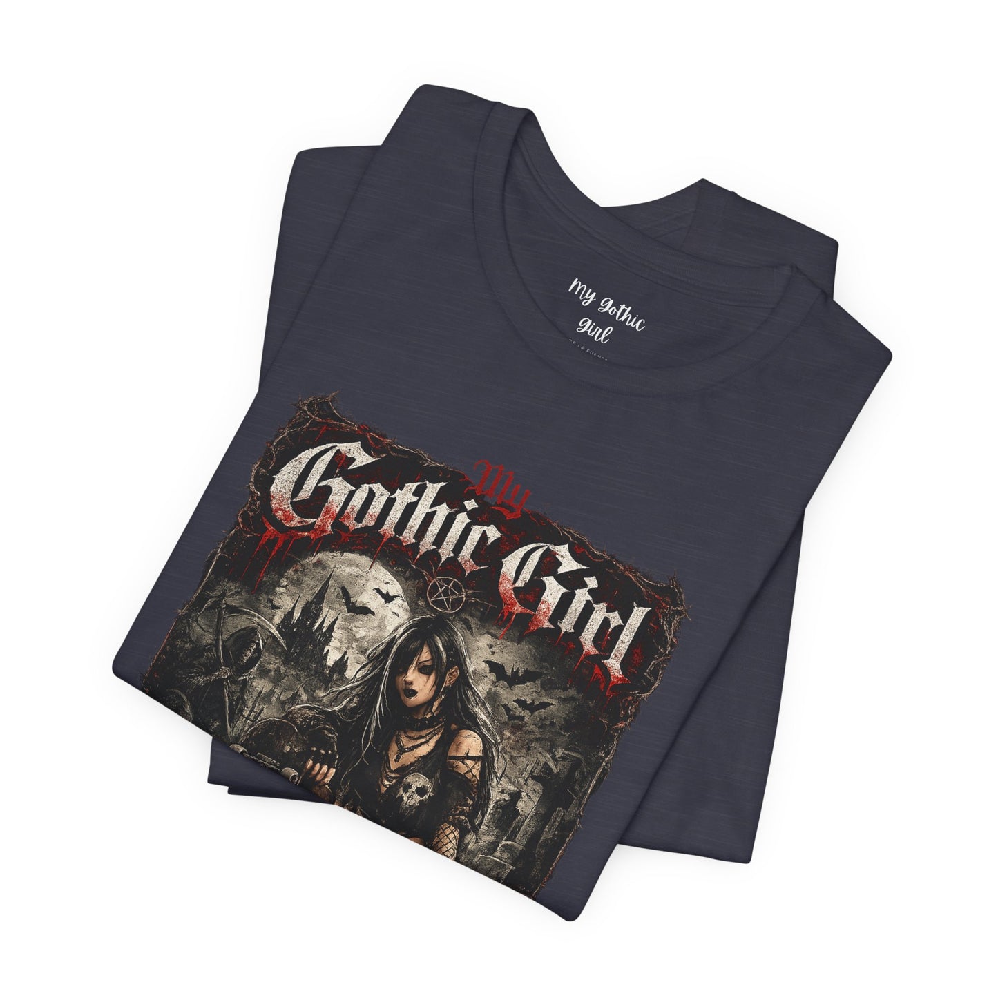 My Gothic Girl - Skater Girl Short Sleeve T Shirt