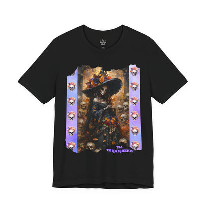 My Gothic Girl Dia De Los Muertos Graphic Tee – Gothic Streetwear, Whimsy Goth, Dark Poetry Alt Fashion