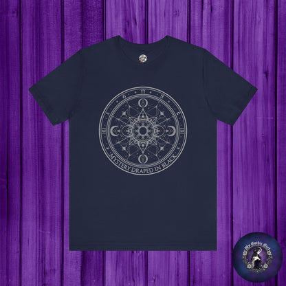 Copy of “Midnight Toy-maker's Creation” —hand-stitched Gothic doll Graphic T-Shirt – Alt Aesthetic Poetic Goth Street-wear